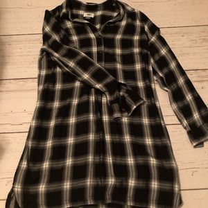 Button down shirt dress